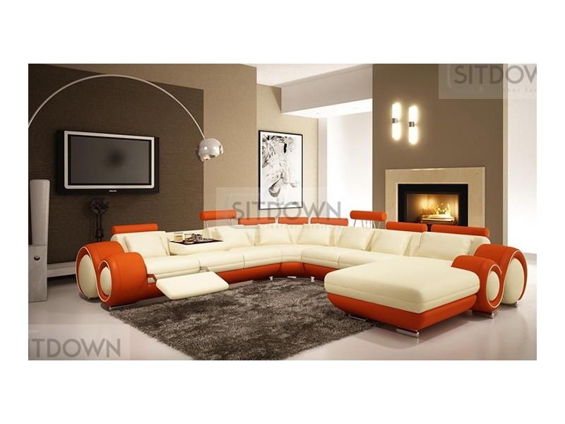 современный диван с откидным столиком инфинити ультра в Нижневартовске