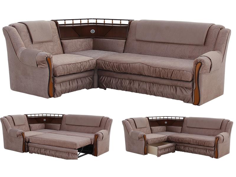 угловой диван ассамблея 2 с баром в Нижневартовске