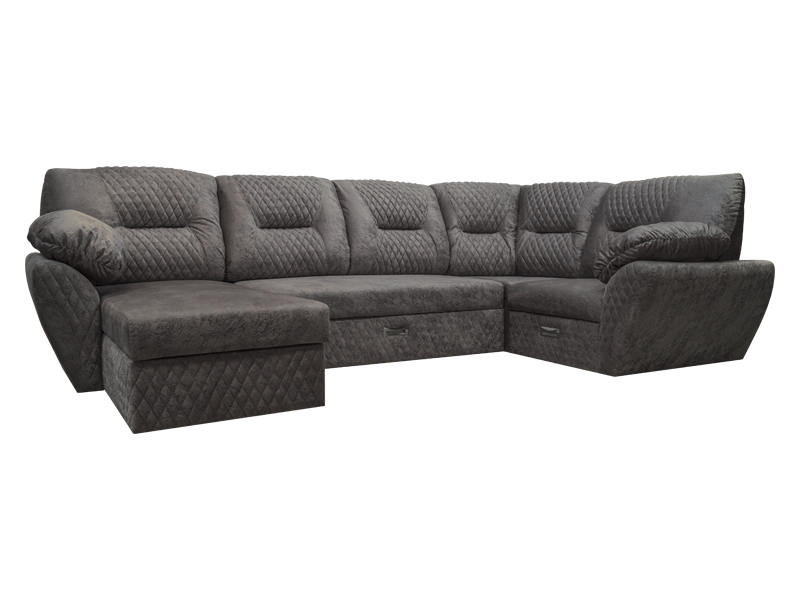 большой угловой диван с оттоманкой блисс 5 в Нижневартовске