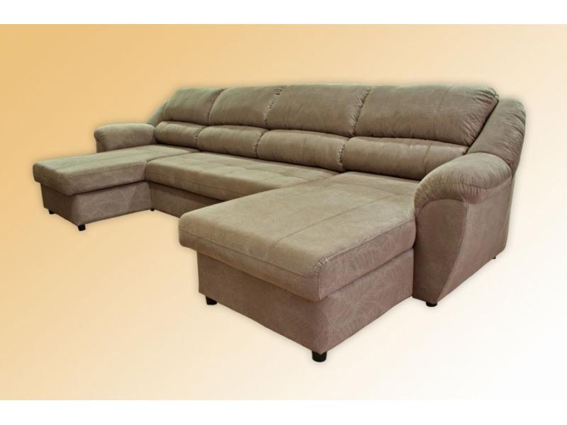 угловой диван мечта-2 босс с двумя банкетками на дельфине в Нижневартовске