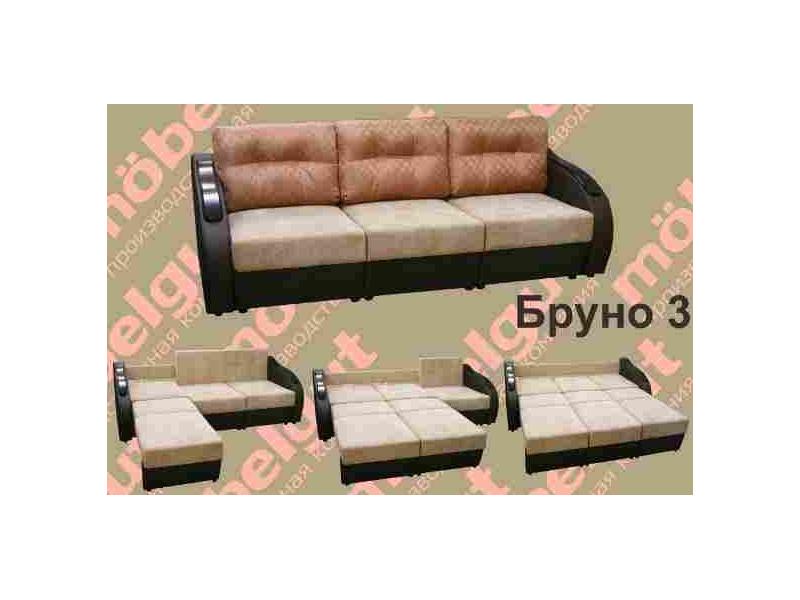 прямой удлиненный диван бруно 3 в Нижневартовске