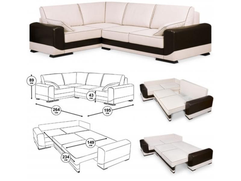 диван угловой релоти голд 1 в Нижневартовске