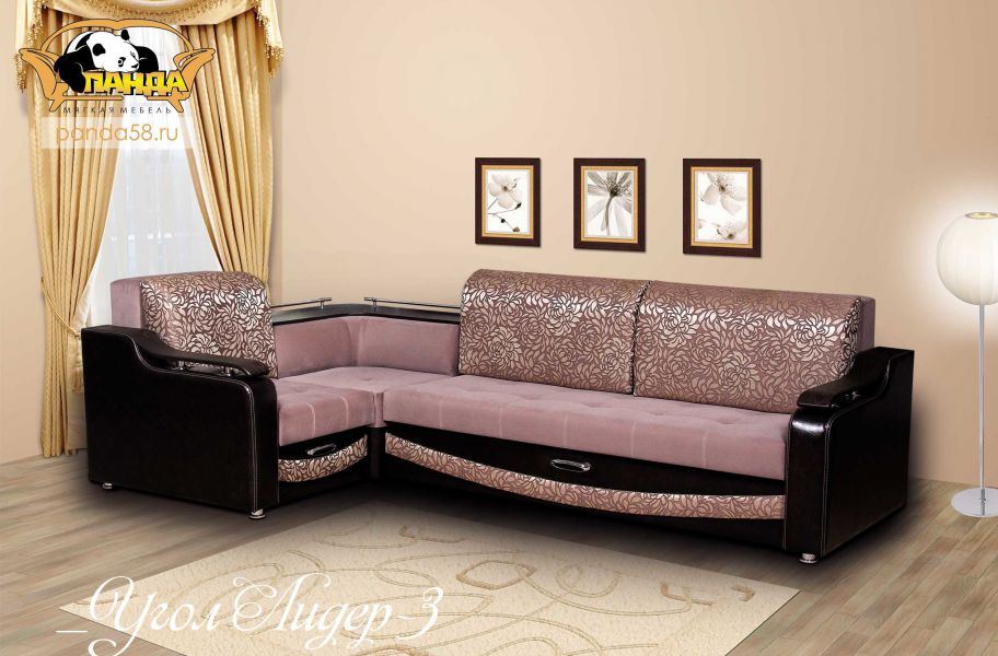 угловой диван лидер 3 в Нижневартовске