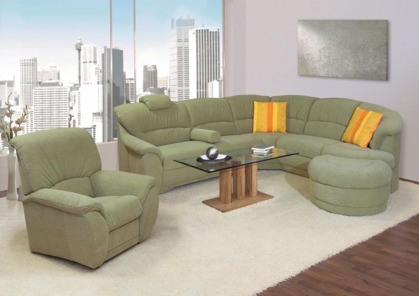 угловой тканевый диван rom-soft в Нижневартовске