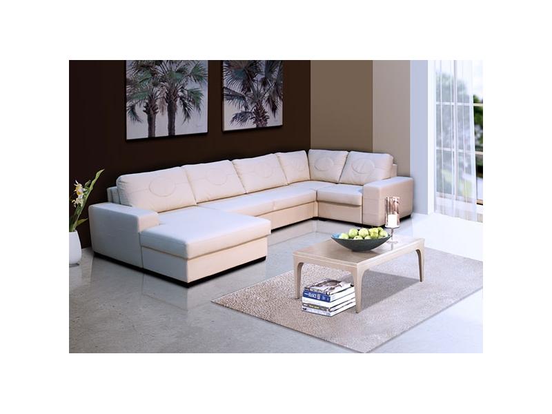 белый п-образный диван фаворит лагуна в Нижневартовске