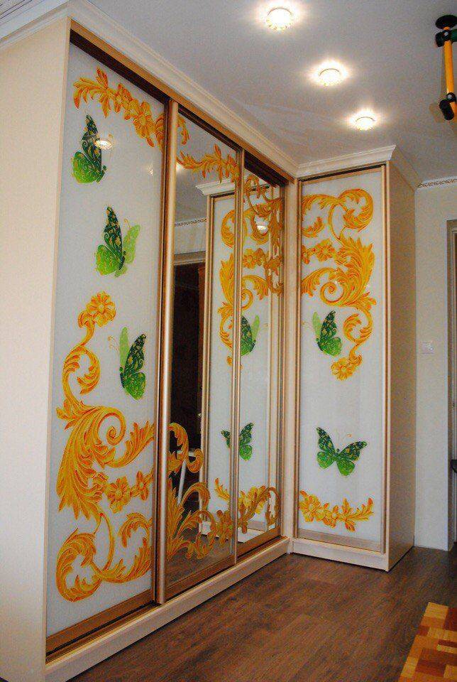 шкаф-купе с ярким рисунком в Нижневартовске