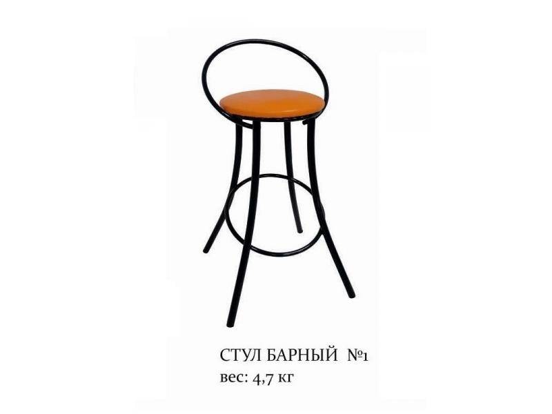 стул барный №1 с окрашенным металлокаркасом в Нижневартовске