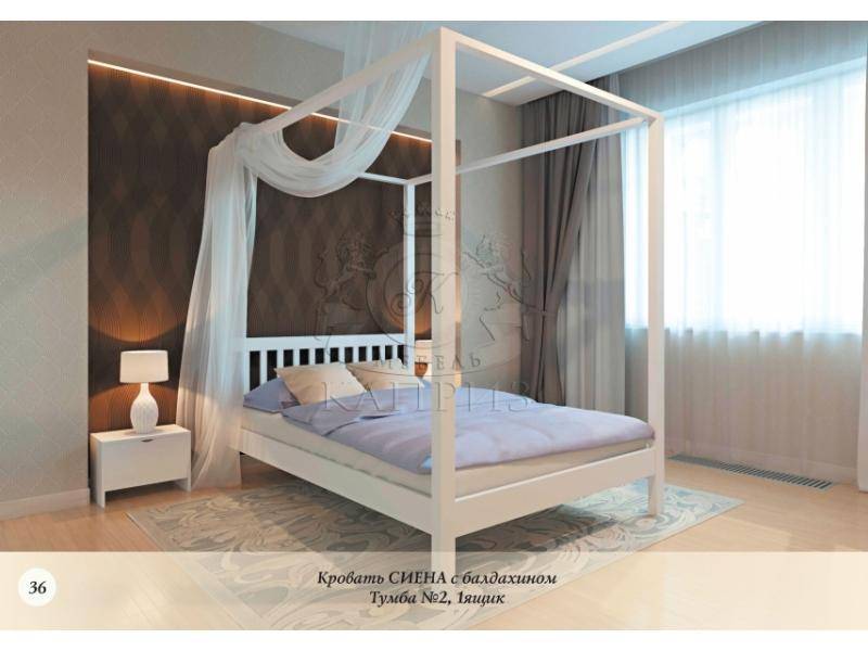 кровать сиена с балдахином в Нижневартовске