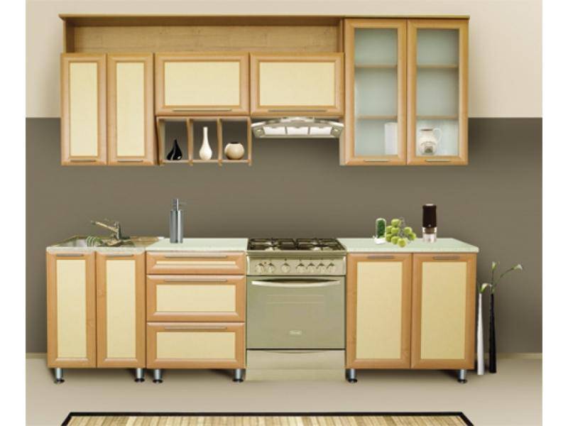 кухонный гарнитур прямой лита-6 лук в Нижневартовске