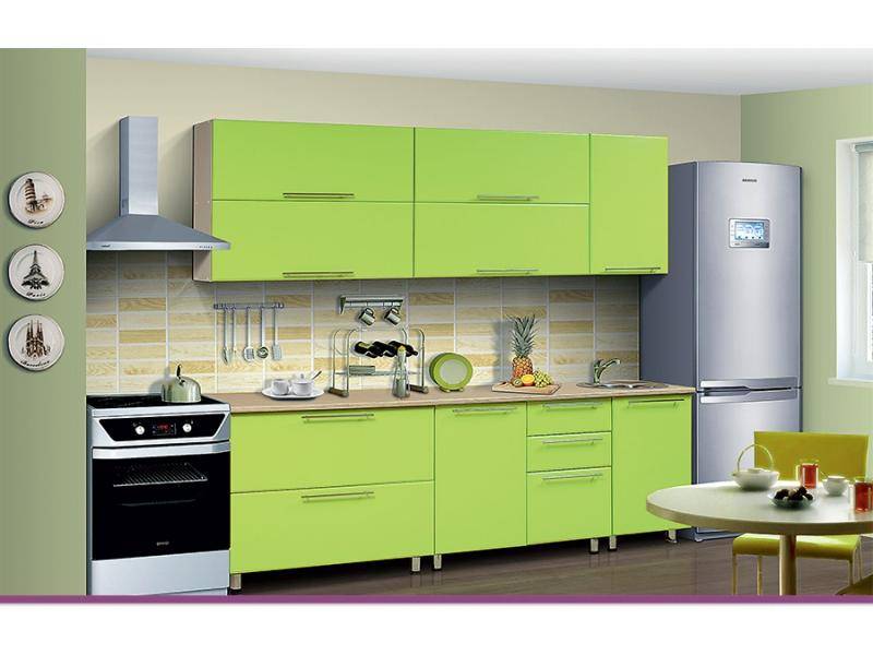 кухня лайм мдф в Нижневартовске