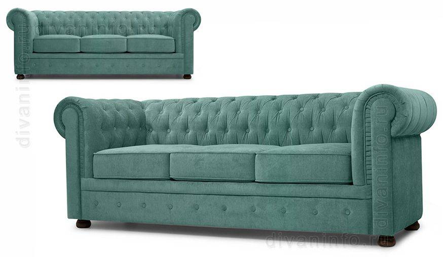 диван прямой честер 3 в Нижневартовске