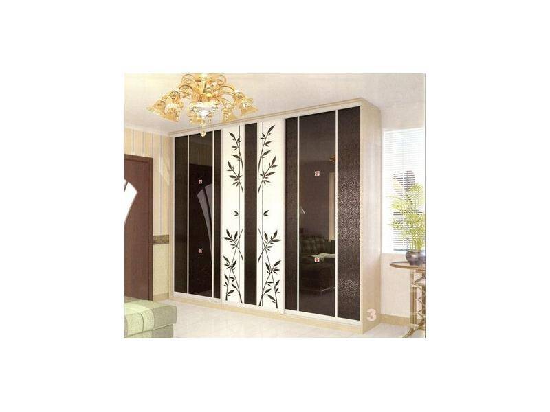 шкаф-купе со вставками из экокожи в Нижневартовске