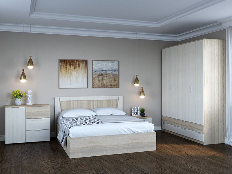 мебель для спальни комплект глория в Нижневартовске