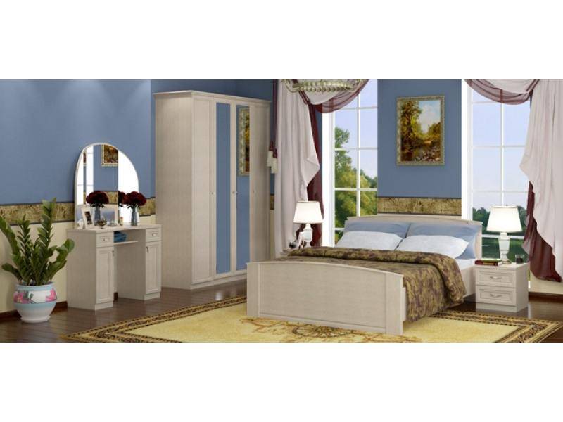 спальный гарнитур марта белый дуб в Нижневартовске