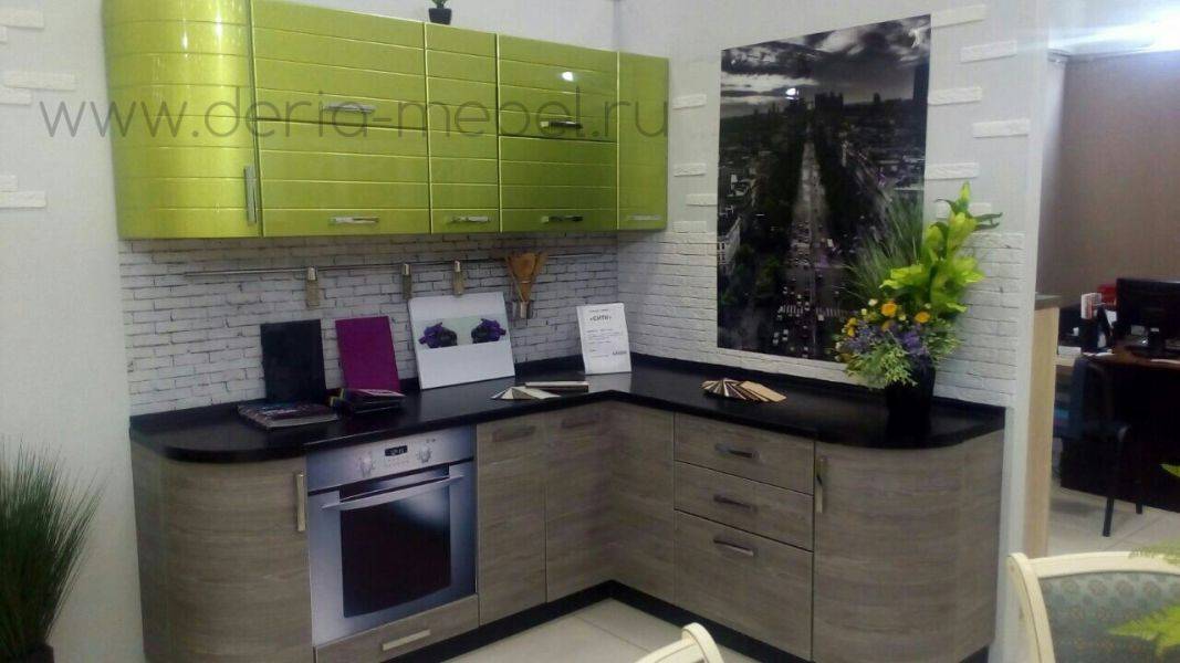 угловая кухня стильная в Нижневартовске