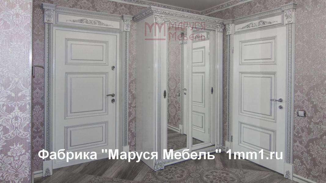 резная белая прихожая в Нижневартовске