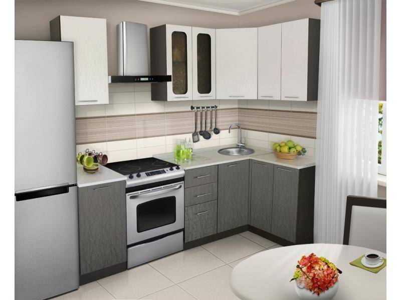 угловая кухня восточный контраст в Нижневартовске