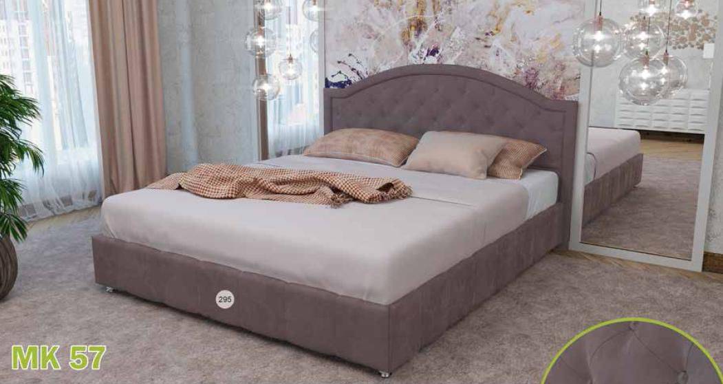 кровать 295 спальня мк 57 в Нижневартовске