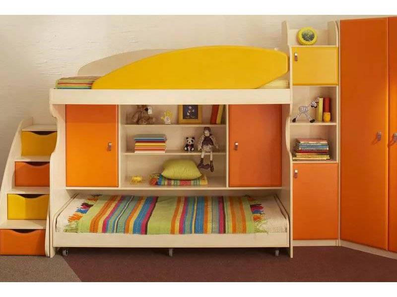 детская стенка с двухъярусной кроватью в Нижневартовске