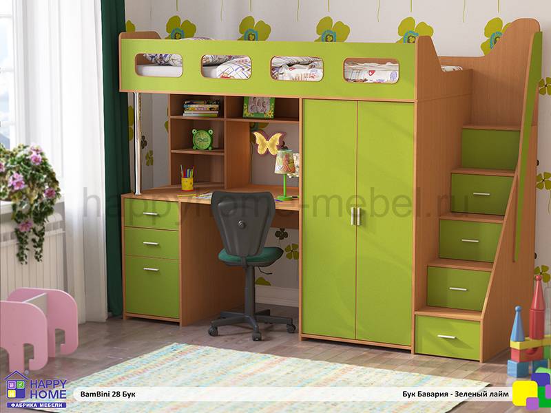 кровать-чердак bambini 28 в Нижневартовске