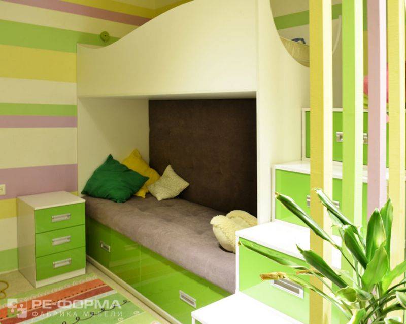 детская мебель 007 двухъярусная кровать в Нижневартовске