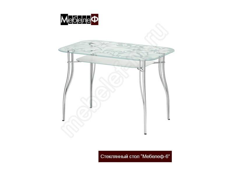 стеклянный стол мебелеф-6 в Нижневартовске