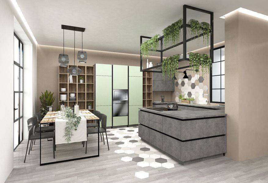 стильная современная кухня симпл в Нижневартовске