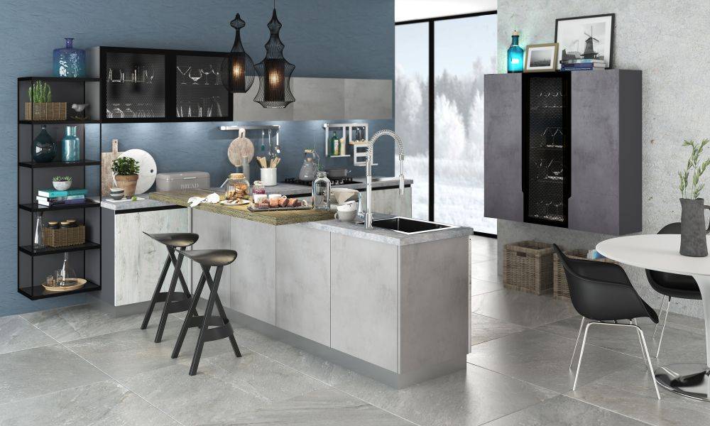 стильная кухня loft в Нижневартовске