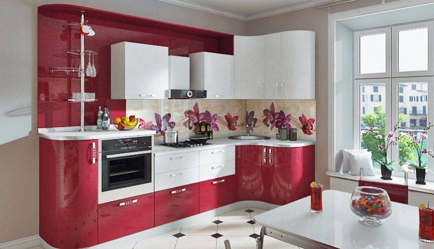 кухня угловая глянцевая в Нижневартовске