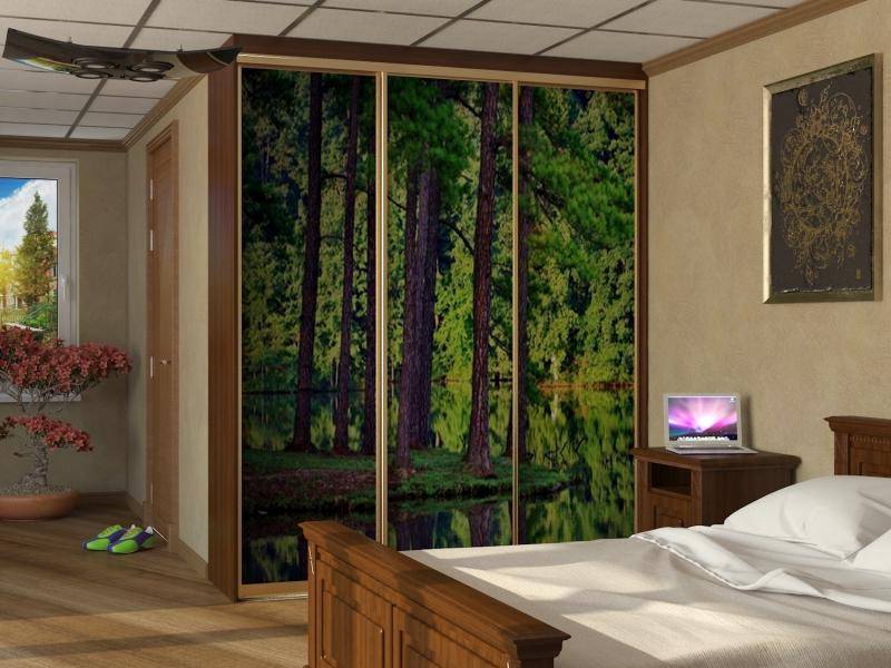 шкаф-купе 3-d лес в Нижневартовске