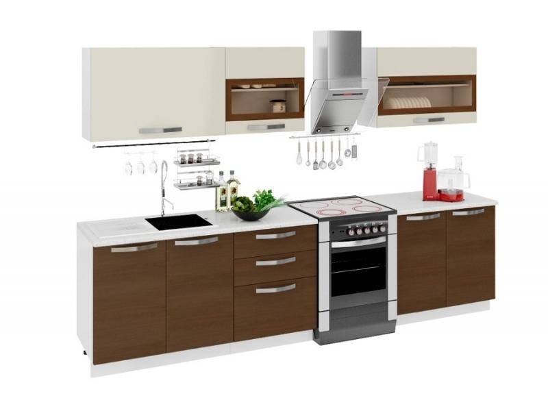 кухня капучино 3 мдф в Нижневартовске