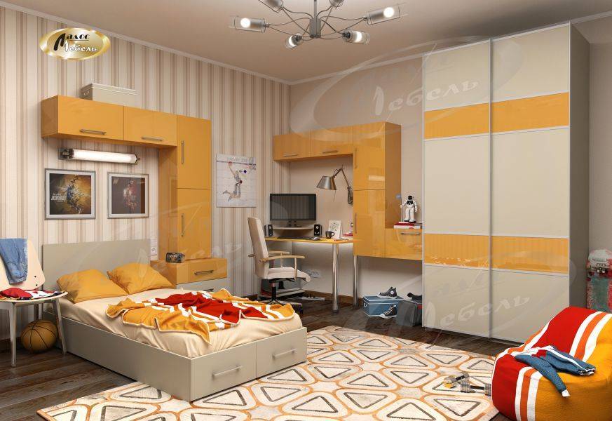 детская геликон со шкафом-купе в Нижневартовске