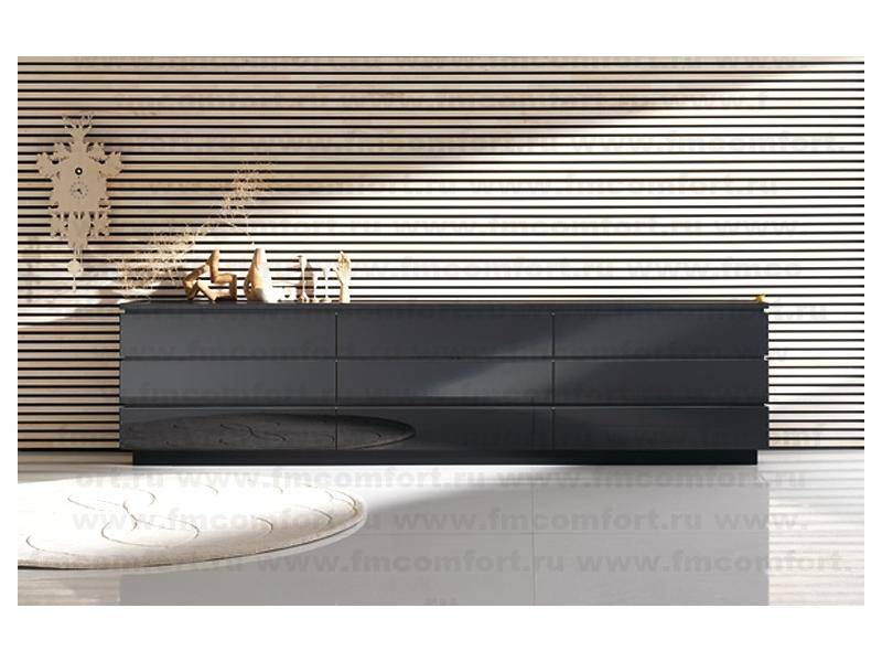 черный удлиненный комод элит в Нижневартовске