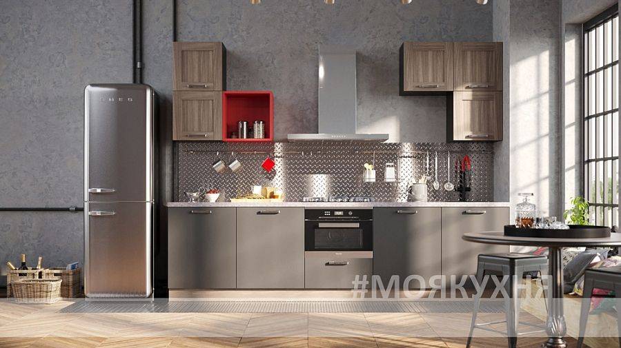 кухня прямая индастриал в Нижневартовске