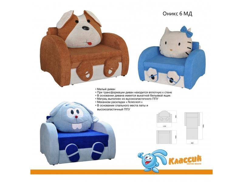 диван в детскую комнату оникс 6 мд в Нижневартовске