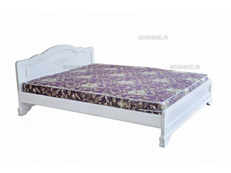 двуспальная кровать сатори белого цвета в Нижневартовске