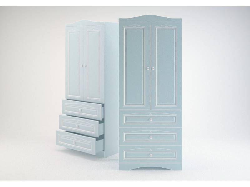 ромео шкаф с 2-мя дверьми и 3-мя ящиками rm-22 в Нижневартовске