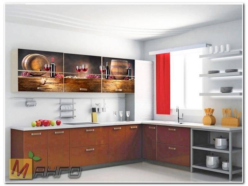 угловая кухня изабелла с фотопечатью в Нижневартовске