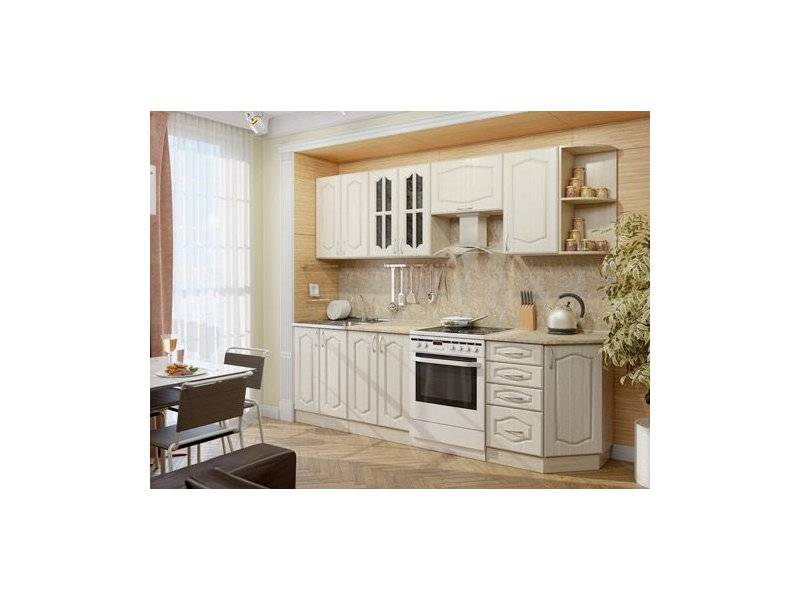 светлая кухня прямая в Нижневартовске