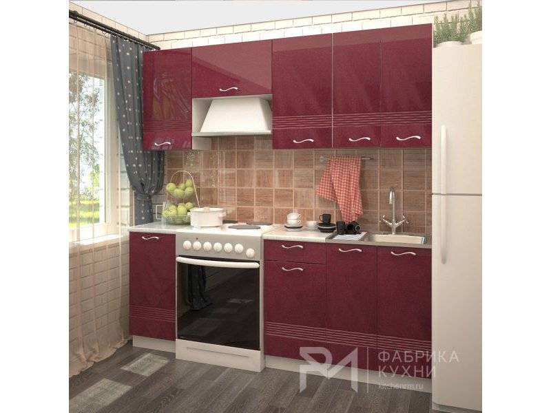 кухня гламур с фрезеровкой волна в Нижневартовске