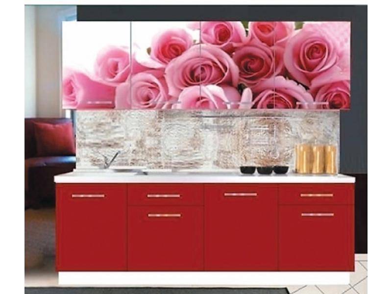 кухонный гарнитур прямой роза в Нижневартовске