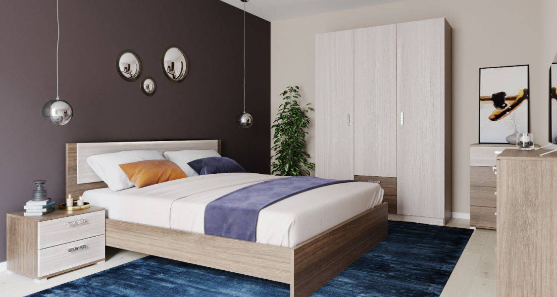 комплект мебели для спальни эко в Нижневартовске