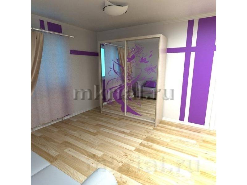 зеркальный шкаф-купе вариант 7 в Нижневартовске