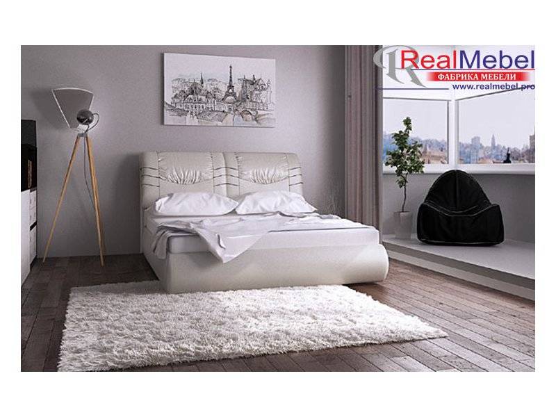 кровать неаполь с объемным изголовьем в Нижневартовске