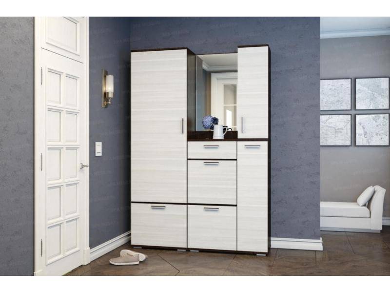 светлая мебель для прихожей ника в Нижневартовске