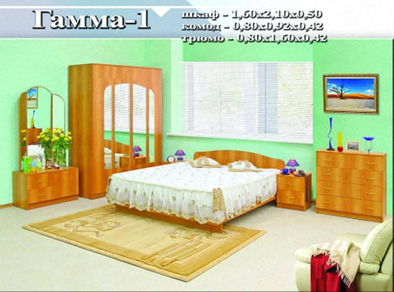 спальный гарнитур «гамма 1» в Нижневартовске