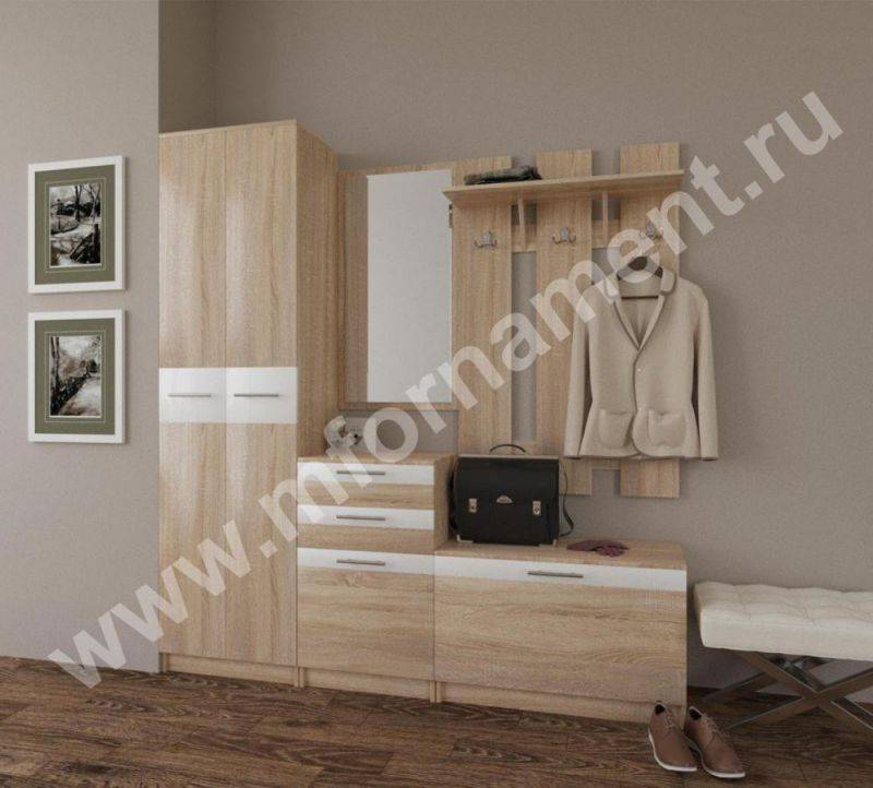 набор мебели для прихожей бася new со шкафом в Нижневартовске