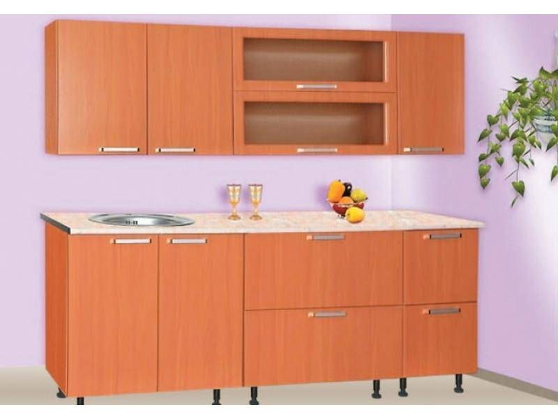 кухонный гарнитур прямой ева-17 в Нижневартовске