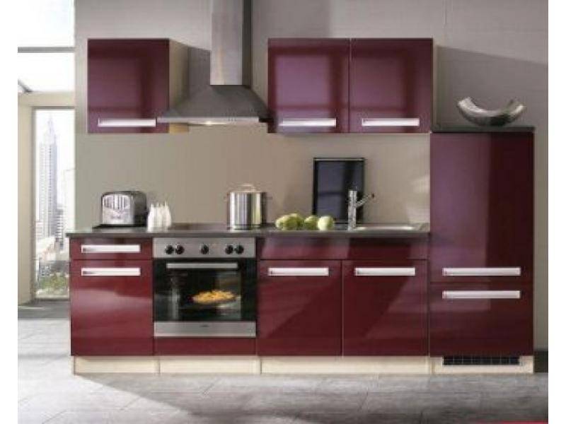 кухонный гарнитур бургундский балтик в Нижневартовске