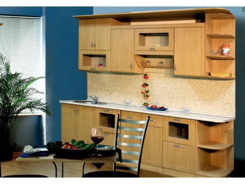 кухня прямая классика 8 мдф в Нижневартовске